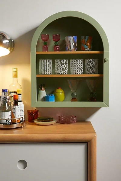 Urban Outfitters Mason Wall Shelf In Olive At