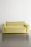 Urban Outfitters Matilda Velvet Bean Bag Sofa In Chartreuse At