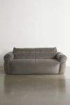 Urban Outfitters Matilda Velvet Bean Bag Sofa In Grey At