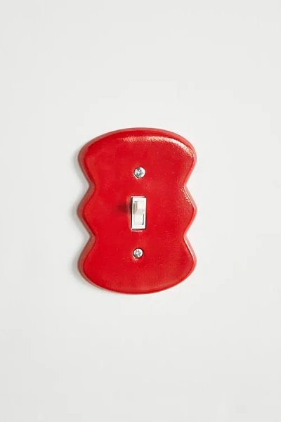 Urban Outfitters Maura Light Switch Cover In Red At