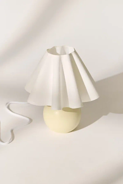 Urban Outfitters Maya Table Lamp In Sand At  In White