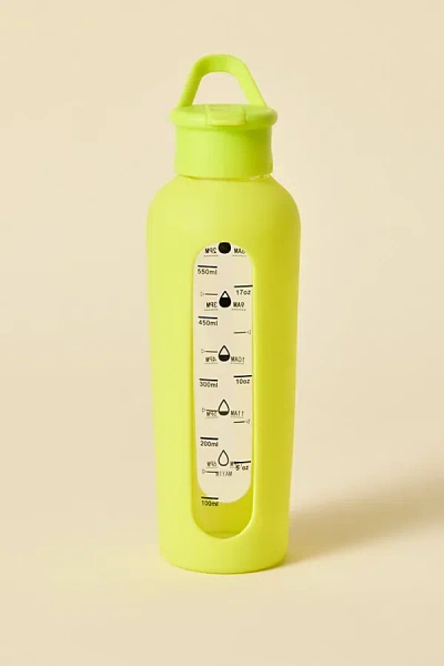Urban Outfitters Mayim Borosilicate Glass Water Bottle In Sun Yellow At  In Animal Print