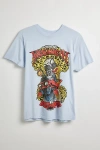 URBAN OUTFITTERS MEGADEATH BUILT FOR SPEED TEE IN AIRY BLUE, MEN'S AT URBAN OUTFITTERS