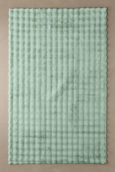 Urban Outfitters Megan Cloud Washable Rug In Light Green At