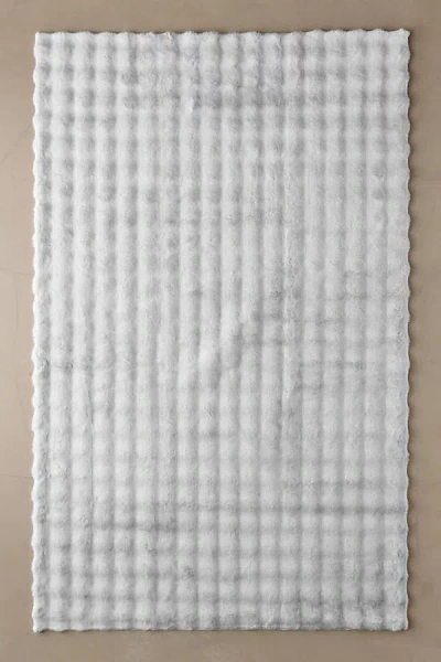 Urban Outfitters Megan Cloud Washable Rug In Silver At  In Gray