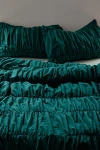 Urban Outfitters Melody Cinched Core Duvet Cover In Dark Seas At