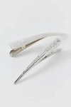 Urban Outfitters Metal Alligator Hair Clip Set In Silver, Women's At  In Silver