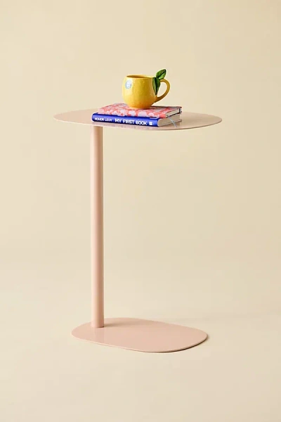 Urban Outfitters Metal C-side Table In Rose At  In Pink