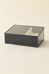 Urban Outfitters Metal Lift-top Jewelry Box In Black At  In Black