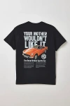 Urban Outfitters Mg Sports Car Graphic Tee In Black, Men's At  In Black
