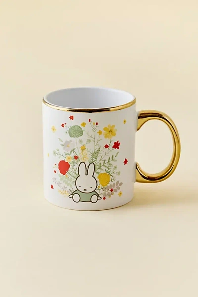 Urban Outfitters Miffy Floral Ceramic Mug In Miffy Floral At
