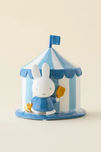 Urban Outfitters Miffy Striped Beach Tent Ceramic Figure Coin Bank In Assorted At  In Blue