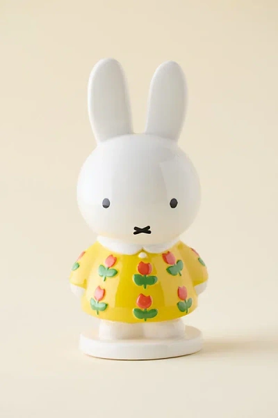 Urban Outfitters Miffy Tulip Ceramic Figure Coin Bank In Yellow At