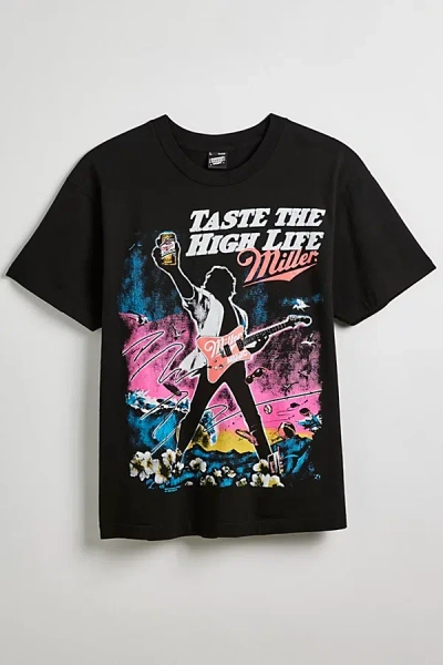 Urban Outfitters Miller Taste The High Life Tee In Black, Men's At
