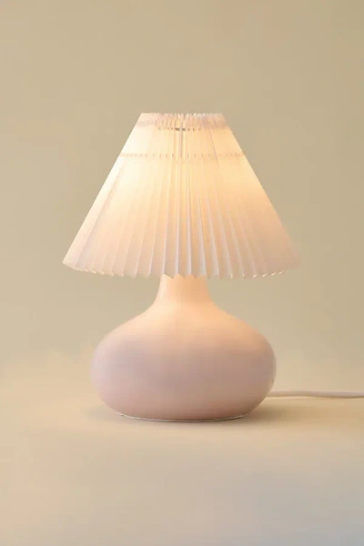 Urban Outfitters Millie Ceramic Table Lamp In Pink Combo At