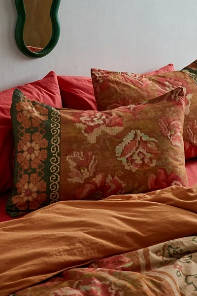 Urban Outfitters Minerva Floral Sham Set In Green At  In Multi