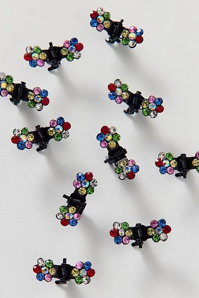 Urban Outfitters Mini Flower Claw Clips Set In Assorted, Women's At  In Multi