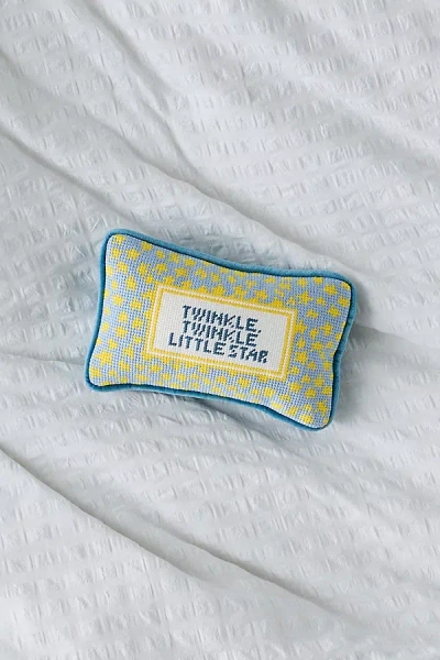 Urban Outfitters Mini Needlepoint Throw Pillow By Furbish In Twinkle Twinkle At