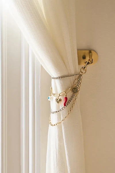 Urban Outfitters Mixed Charm Curtain Tie-back In Cool Girl Charms At  In Gold