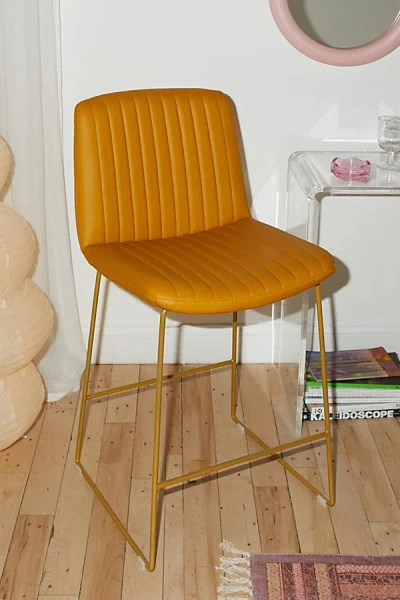Urban Outfitters Moby Counter Stool - Set Of 2 In Yellow At