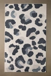 Urban Outfitters Modern Leopard Printed Rug In Light Grey At