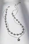 Urban Outfitters Molly Layering Necklace Set In Silver, Women's At