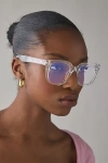 Urban Outfitters Monet Square Blue Light Glasses In Clear, Women's At  In Transparent