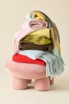 Urban Outfitters Monroe Faux Mohair Throw Blanket In Delicate Blue At  In Multi