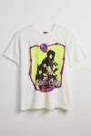 URBAN OUTFITTERS MÖTLEY CRÜE FRAMED TEE IN VINTAGE WHITE, MEN'S AT URBAN OUTFITTERS