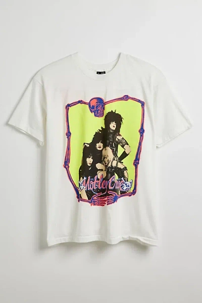 Urban Outfitters Mötley Crüe Framed Tee In Vintage White, Men's At