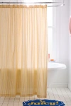 Urban Outfitters Multi-striped Patterned Shower Curtain In Gold At  In Gold