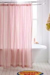 Urban Outfitters Multi-striped Patterned Shower Curtain In Lavender At