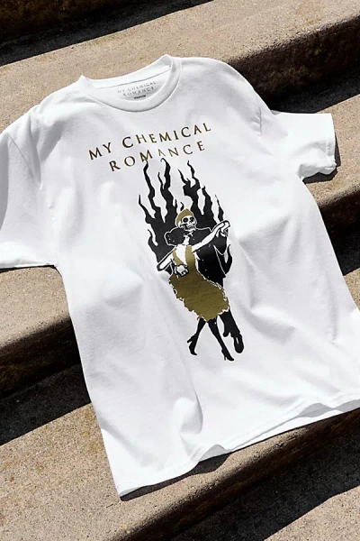 Urban Outfitters My Chemical Romance Graphic Tee In White, Men's At
