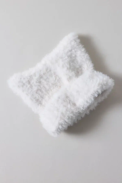 Urban Outfitters Mylo Cozy Cuffed Beanie In White, Women's At  In Burgundy