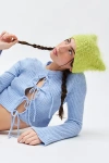 Urban Outfitters Mylo Fuzzy Beanie In Green, Women's At