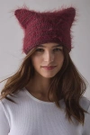 Urban Outfitters Mylo Fuzzy Beanie In Maroon, Women's At  In Burgundy