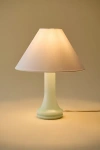 Urban Outfitters Myra Glass Table Lamp In Light Blue At  In Green