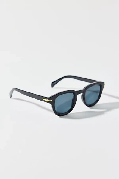 Urban Outfitters Nate Round Sunglasses In Black, Men's At