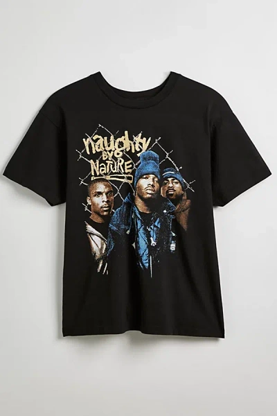 Urban Outfitters Naughty By Nature Chain Link Tee In Black, Men's At