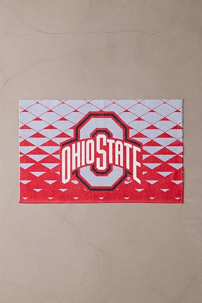 Urban Outfitters Ncaa Dropzone Logo Washable Rug In The Ohio State At  In Red