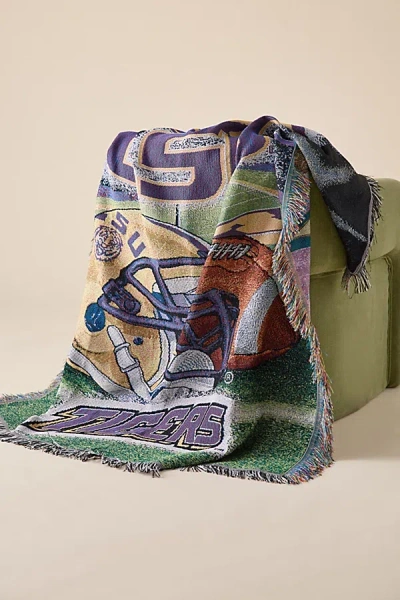Urban Outfitters Ncaa Homefield Advantage Team Tapestry Throw Blanket In Lsu At  In Multi
