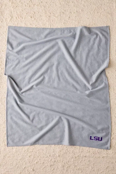 Urban Outfitters Ncaa Logo Sweatshirt Throw Blanket In Lsu At  In Blue