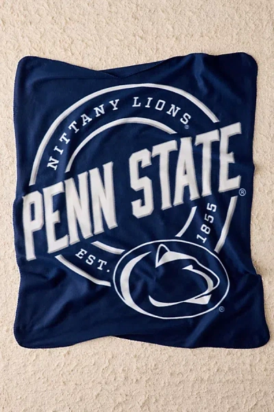 Urban Outfitters Ncaa Team Campaign Fleece Throw Blanket In Penn State At  In Blue