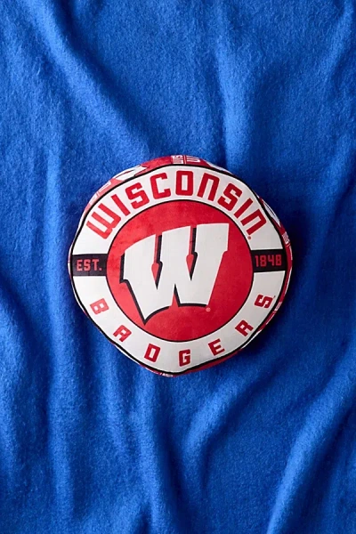 Urban Outfitters Ncaa Team Round Cloud Throw Pillow In Wisconsin At