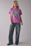 Urban Outfitters Nederland Duck Graphic Oversized Tee In Mauve, Women's At  In Purple