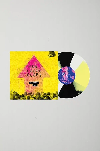 Urban Outfitters New Found Glory - Listen Up! Uo Exclusive Lp In Yellow W/black/white Twist At