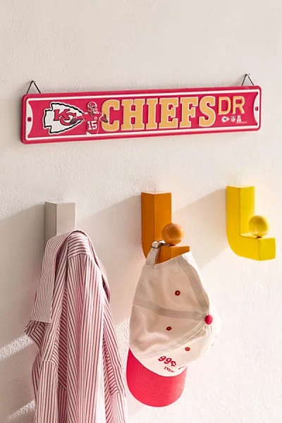 Urban Outfitters Nfl Kansas City Chiefs Dr. Metal Street Sign In Red At
