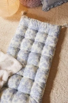 Urban Outfitters Nirvana Floor Cushion In Blue Toile At  In Burgundy