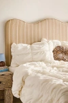 Urban Outfitters Noah Squiggle Upholstered Floating Headboard In Ivory At  In White