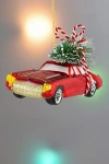 Urban Outfitters Northlight Vintage Car And Tree Ornament In Red At  In Red